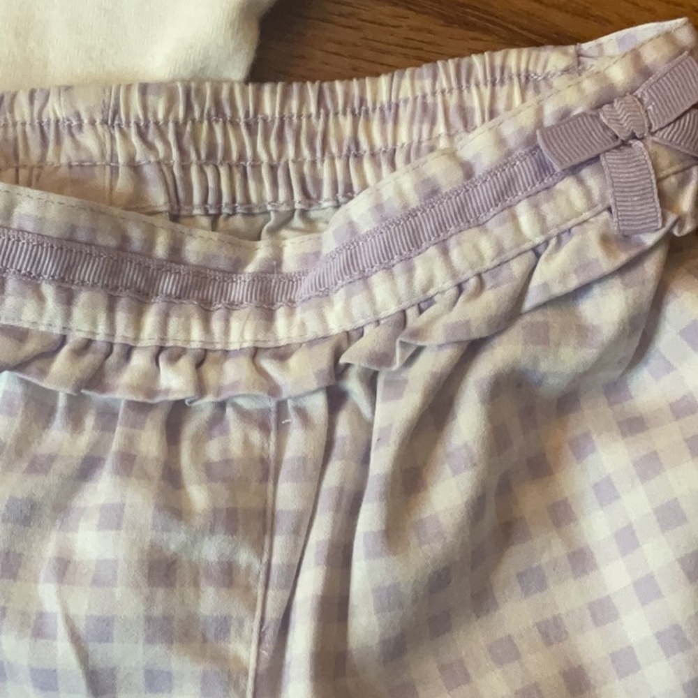 Gymboree White and Purple Floral Baby Outfit - Picture 4 of 9